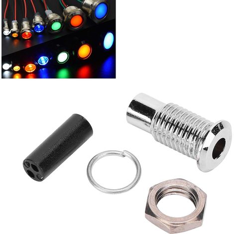 20 pièces support LED support de lunette, Diode électroluminescente en laiton Base métallique Concave 3mm avec boutons indicateurs accessoires (1/5)