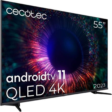 Cecotec VQU30098+ TV 98" QLED 4K UHD, 120Hz, Full Array Local Dimming 192 Zones, Smart TV Android 11, HDMI 2.1, Google Voice Assistant, Dolby Visiotmos, SubWoofer 60W, Wi-Fi, BT, PVR (1/5)