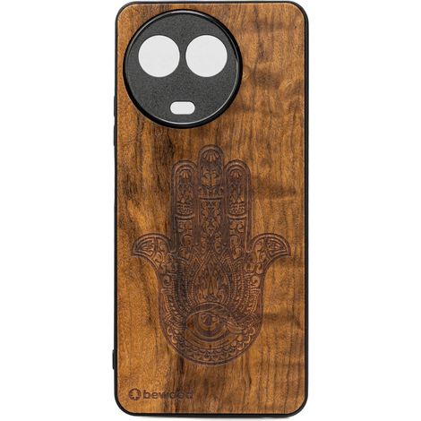Custodia in legno Bewood per Realme 11 5G HAMSA IMBUIA (1/2)