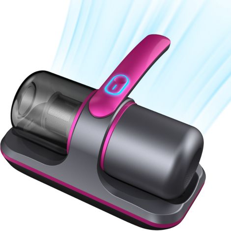 Bettstaubsauger, UV-Handstaubsauger, kabelloser Handstaubsauger für Matratzen, Tiefenreiniger für Matratzen, Vibration 8.000 Mal pro Minute (schwarz) (1/5)