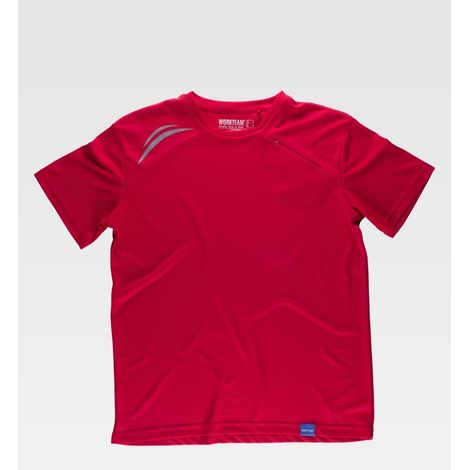 WorkTeam S6611 — Camiseta Técnica Bolsillo Seguridad Interior  120 g m²  S–XXL RojoSRojo S (1/3)