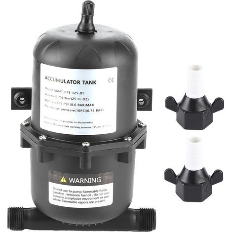 Pompe à eau étanche pour bateaux et camping-cars - 0,75 L, 125 PSI (1/5)