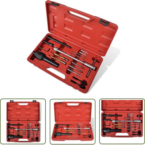 Set réparation bougie de préchauffage Audi Seat VW Mercedes Opel - Ensemble Outils Bougies De Préchauffage - Outil Bougie De Préchauffage - Kit Réparation Bougie De Préchauffage - Outillage Auto - Ent (1/5)