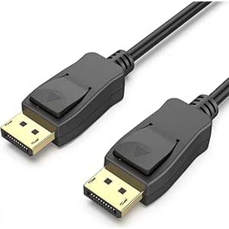 Cable Displayport Mâle à Mâle - 4K 3840x2160 - 144 Hz - DP 1.2 - Pour Moniteur et Projecteur - 1 Pièce (1/5)