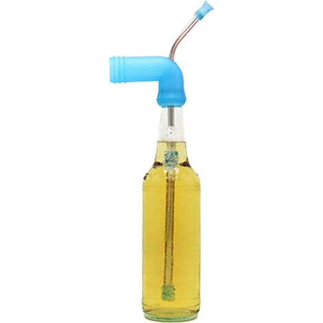Entonnoir À Bière - Tube En Silicone Et Paille En Acier Inoxydable - Pour Jeux À Boire Et Fêtes - 1 Pièce (1/5)
