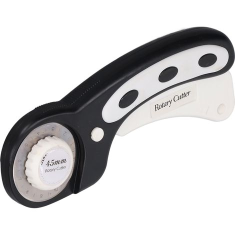 Lame de coupe rotative pour tissu, lame de rouleau pour la découpe de tissu, cutter circulaire manuel pour la découpe de tissu avec lame de rouleau pour la couture, le rapiéçage et le tissage. (1/5)