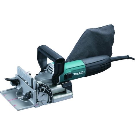 Makita – Lamelleuse 701W – PJ7000J – Vitesse 11000 tr/min – Profondeur de coupe 20 mm – Évacuation des copeaux intégrée – Coffret MAK-PAC (1/3)