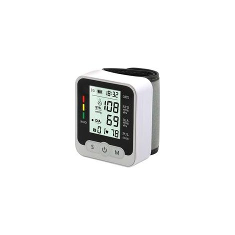 Tensiomètre numérique automatique avec brassard pour usage domestique – Écran LCD grand format, mémoire intégrée pour plusieurs mesures, boîtier compact et portable inclus (1/5)