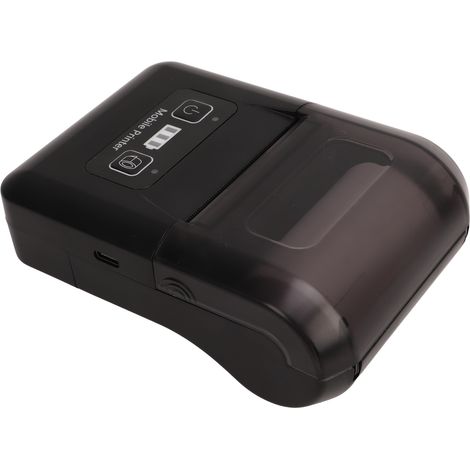 Tragbarer, tintenloser Etikettendrucker, kabelloser Mini-Thermodrucker für den Bürogebrauch, 100–240-V-EU-Stecker, Taschenformat (1/5)