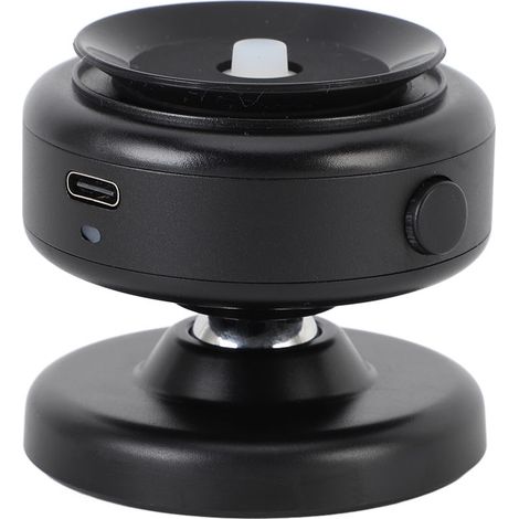 Support téléphone ventouse magnétique – Aimant 5 kg – Alliage alu – Fixation pour voiture, bureau, maison – Noir (1/5)