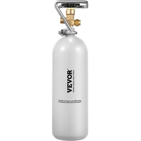 Pour Tireuse à Bière et Machine Soda Bouteille CO2 Vide 2 kg Cylindre Gaz Acier Allié avec Valve DIN477 Laiton (1/5)