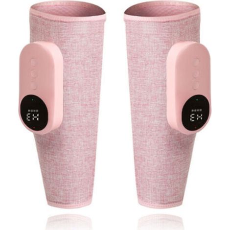 Masseur de jambes sans fil, massage progressif par pression d'air, récupération musculaire, massage et modelage des mollets (gris, 2 pièces) (1/4)