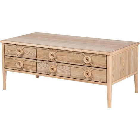Brauner MDF-Couchtisch 110X56X45Cm (1/5)