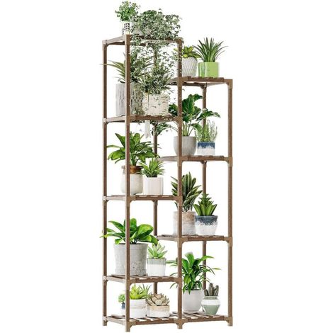 Lot de 9 supports pour plantes d'intérieur et d'extérieur - Pour salon, balcon et jardin (1/5)