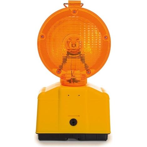 Lampe LED orange depour une grande visibilité sur site ou dans les zones dangereuses. (1/5)