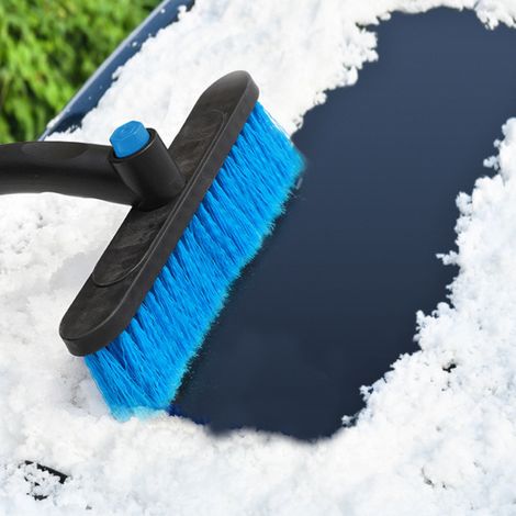 Grattoir à glace télescopique pour voiture, pelle à neige, brosse à neige pour pare-brise de voiture, outils de déneigement portables (1/5)