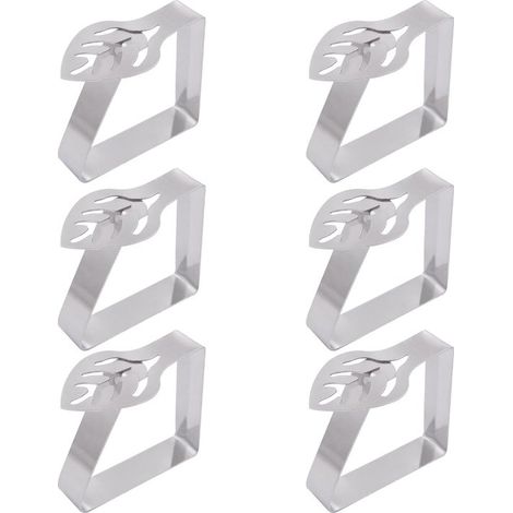 Pinzas para manteles, pinzas ajustables para manteles, pinzas decorativas para manteles, pinzas antideslizantes para manteles, barbacoa, fiesta (1/5)