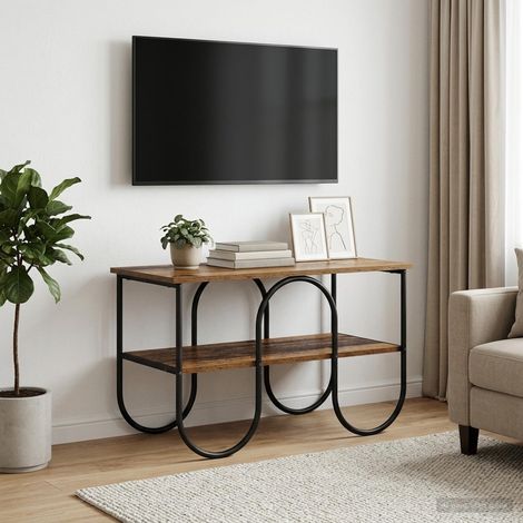vidaXL Meuble TV 80 x 40 x 50 cm Bois ancien Bois d'ingénierie (1/5)