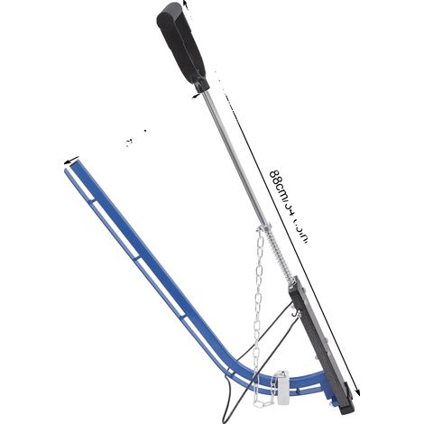 Rohrschellen-Befestigungswerkzeug, langlebige Konstruktion, ergonomisches Design, Blau (1/2)