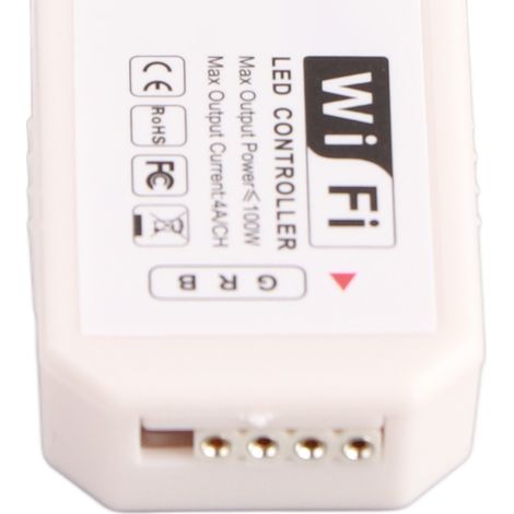 DC12-24V RGB-WLAN-Controller für mehrfarbige LED-Streifen, steuerbar über eine Smartphone-App (1/5)