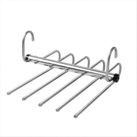 5-stöckiger, faltbarer Hosenbügel, platzsparender Kleiderorganizer (1/5)