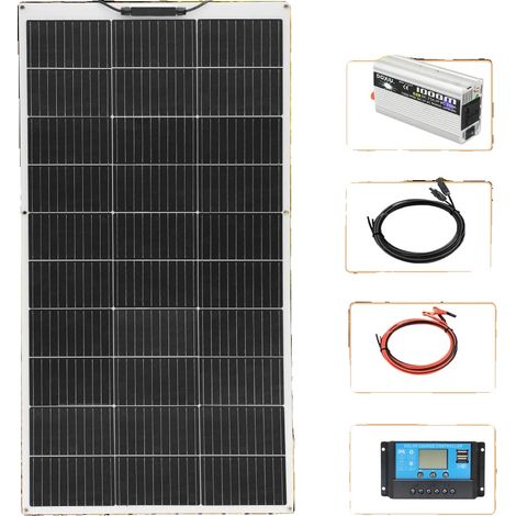 Solarmodul-Set, hohe Effizienz, flexibles Design, 400-W-Solarmodul (1/2)