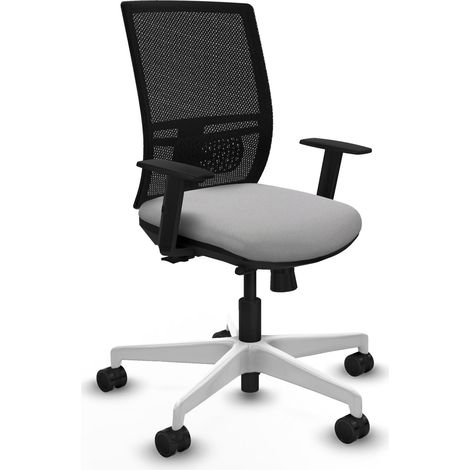 Chaise de bureau piqueras y crespo Yunquera noir mousse découpée (1/2)