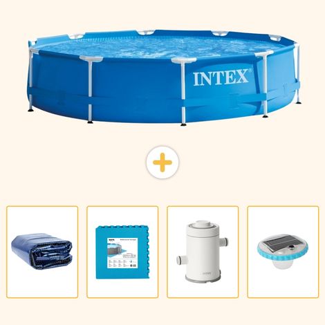 Intex Piscine Tubulaire Ronde - 305x76 cm - 5-pièces  S152 (1/5)