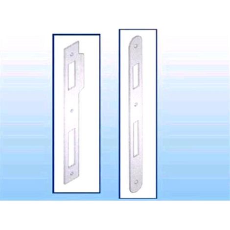 Contropiastra per serrature Patent d.f. 90 Finitura ottonata- bordo tondo