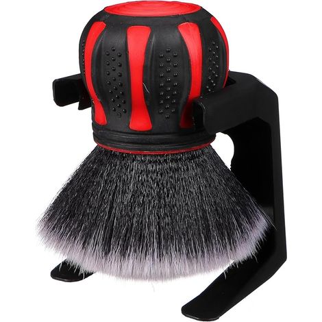 Car Detailing Brush Ball  Grand Pinceau de précision avec Manche sphérique et Support  Nettoyage intérieur et extérieur