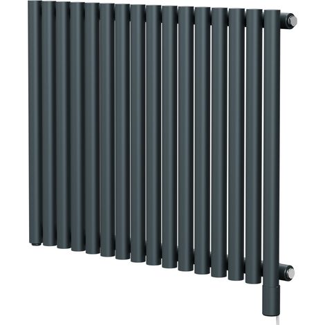 Wholesale Domestic Sinclair Anthracite 600mm x 795mm Horizontal Single Panel Electric Radiator (1/5)