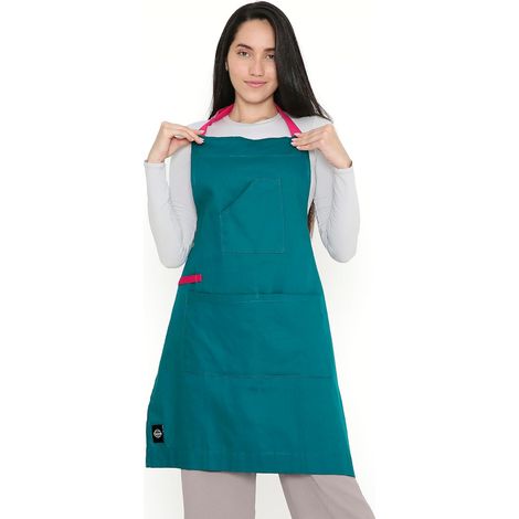 Tablier de cuisine réglable avec poches et porte serviettes, coton recyclé écologique, pour la maison, restaurant, hommes & femmes, cuisine, cuisson (1/5)