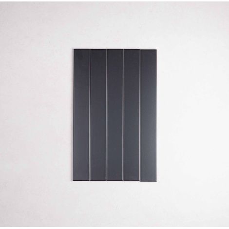 Faience Relief HOPP Graphite 5x40cm (1/2)