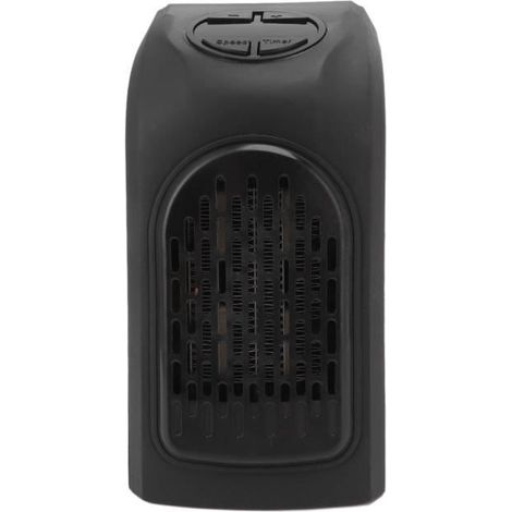Zerone chauffage à prise murale Chauffage d'espace 400W Chauffage électrique à prise murale Petit radiateur portable avec