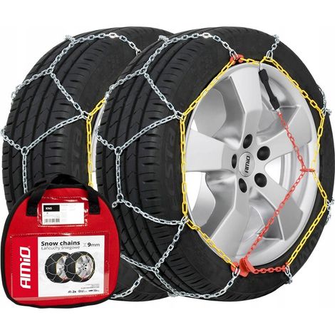 CATENE DA NEVE PER RUOTE 195/65R15 185/80R14 R13 R14 R15 9mm KNS-80
