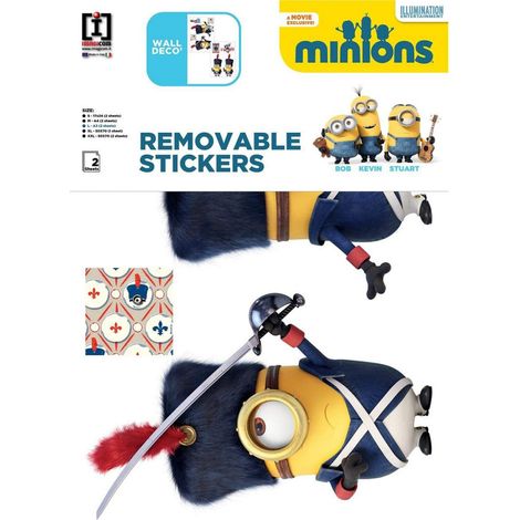 Stickers géant France Les Minions (1/4)
