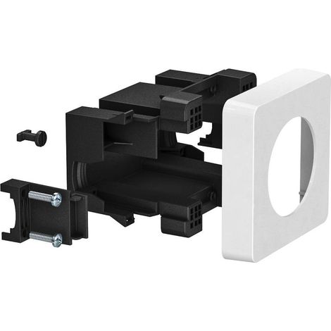 OBO Bettermann Caja de empotrar para aparatos CEE 73x84x117 Poliamida negro grafito RAL 9011, 6288635