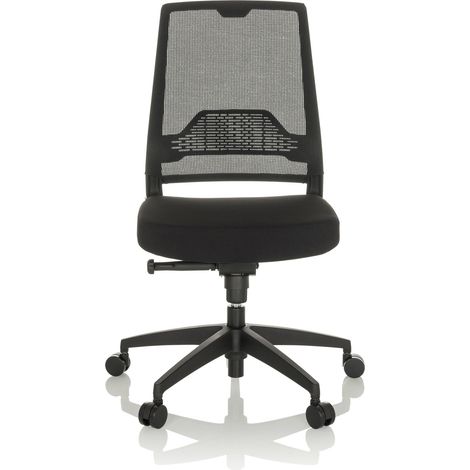 [NEUWERTIG] B-Ware hjh OFFICE Bürostuhl Chefsessel Drehstuhl Netzstoff Lendenstütze schwarz (1/2)