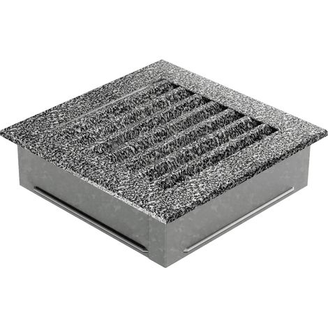 Lüftungsgitter FRESH 17x17 schwarz und silber (1/3)