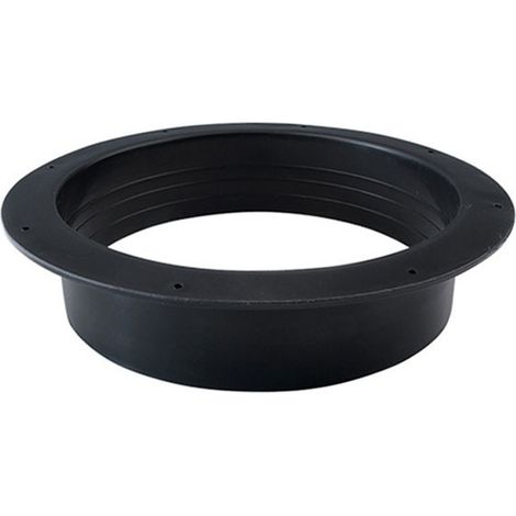 Flange PVC 160mm pour gaine de ventilation – Installation facile sur mur ou plafond – Trous de fixation pour maintien solide – Cis Products