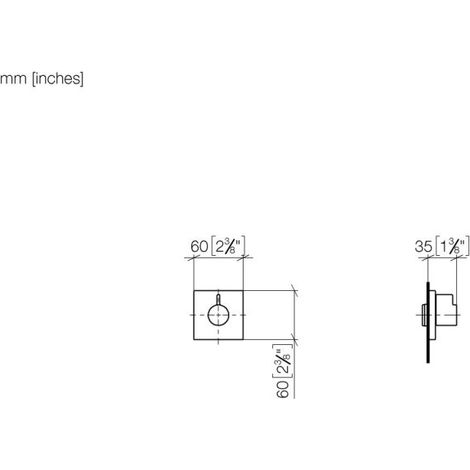 Dornbracht 36607985-27 Robinet encastré SYMETRICS 36607985 (1/2)