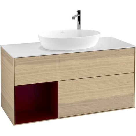 Villeroy & Boch F941HBPC Meuble sous-lavabo Finion F94 (1/2)