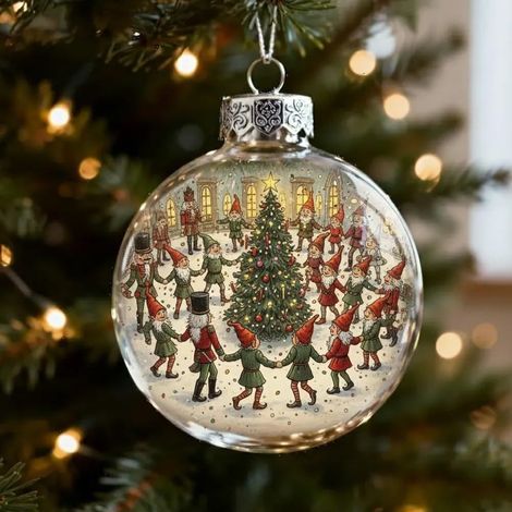 Décorations de Noël vintage en ampoules - Boules de Noël rétro (Style A) - Tendance commerce extérieur