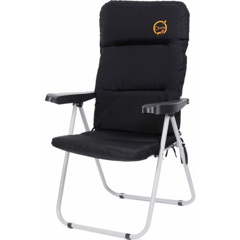 Komfort-Campingstuhl faltbar - O'Camp - Mehrere Positionen - Abmessungen: 70 x 62 x 105 cm. (1/3)