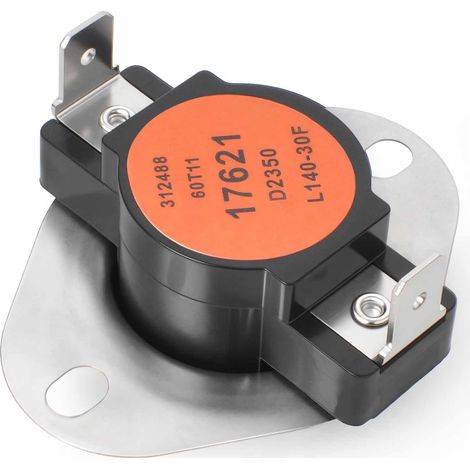 Temperature limiter switch for furnace S1-0253538000 L140-30F, compatible with Coleman, York and