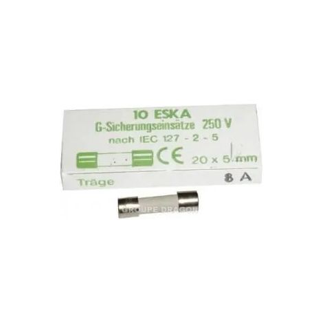 Fusible temporizado moulinex 8 amp protección sobrecarga