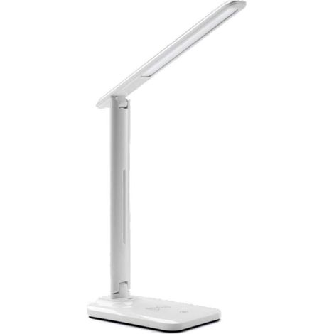 Lampe de bureau LED avec charge sans fil, lampe d’étude anti-fatigue oculaire (1/5)