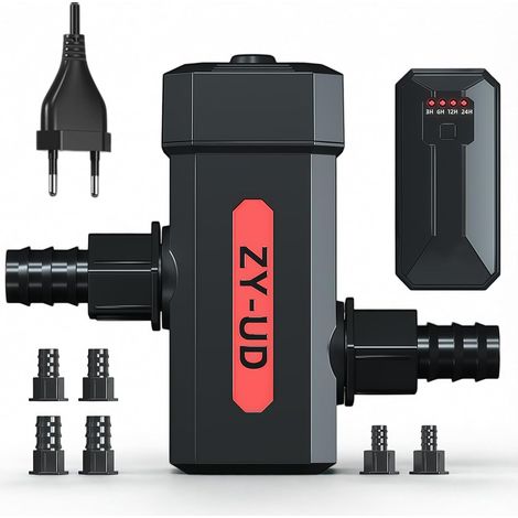 Stérilisateur UVC pour aquarium 7 W, lumière UV avec minuterie, clarificateur UVC, lumière UV, clarificateur d'eau pour le nettoyage des aquariums, piscines (1/5)