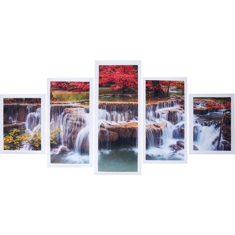5 Tableaux sur Toile Sans Cadre pour Salon Décoration Murale Moderne (1/5)