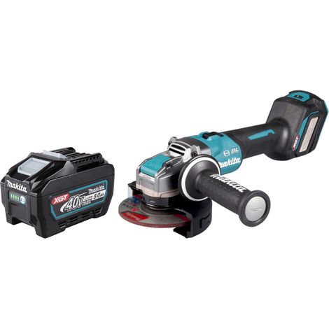 Makita GA 041 GT1 Amoladora angular sin cable 40 V máx. 125 mm X-LOCK Brushless + 1x batería recargable 5,0 Ah - sin cargador (1/5)